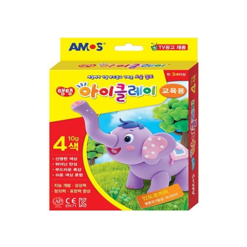 아모스 아이클레이 10g 4색 세트_이미지