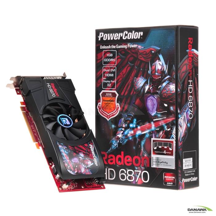 PowerColor 라데온 HD 6870 V2 D5 1GB 대원_이미지
