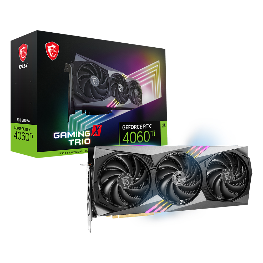 MSI 지포스 RTX 4060 Ti 게이밍 X 트리오 D6 8GB 트라이프로져3_이미지