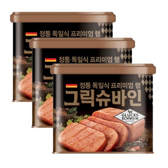 SPC삼립 그릭슈바인 프리미엄 햄 340g (16개)