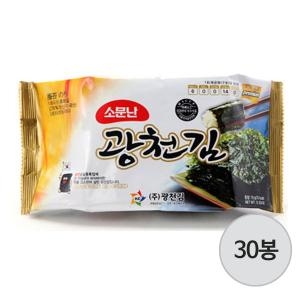 광천김 15_소문난 광천김 식탁 소  15g 30매  x 30봉