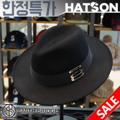 SMITH BRIDGE 브랜드 남여 페도라 햇 모자 J5SB327BK AD