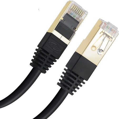 강원전자 NETmate NM-U7 CAT.7 SSTP 랜케이블 (0.3m, NM-U7003B)