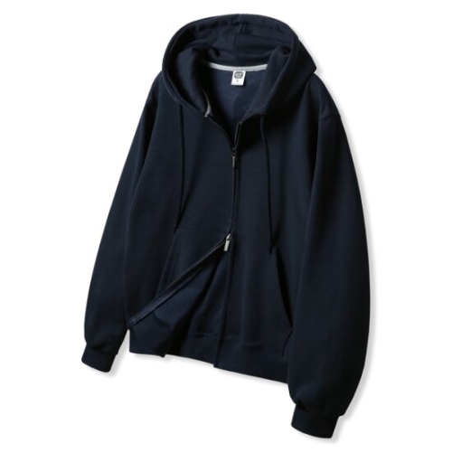 앨빈클로 무지 레귤러핏 투웨이 후드집업 AZH673 4 COLOR_이미지