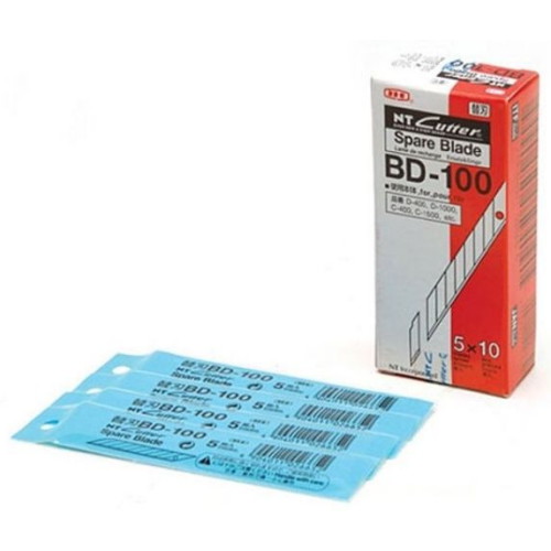 NT커터 BD-100 30도 커터날 (10개)_이미지