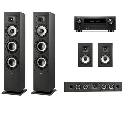 데논 AVR-X2800H + 폴크오디오 XT60 + XT15 5채널