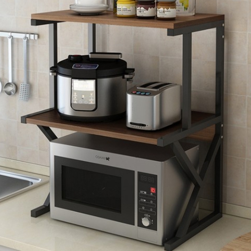 블럭마트 2단 주방 전자렌지 선반 500_이미지