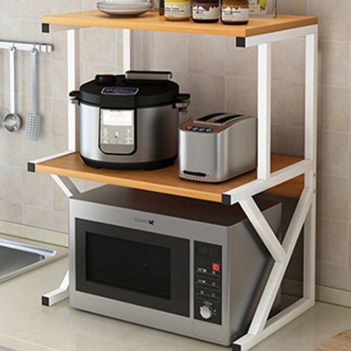 블럭마트 2단 주방 전자렌지 선반 500_이미지