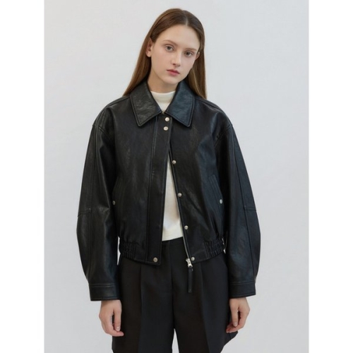 앳코너 Faux Leather Crop Fit Jacket Black AT5JUF047BK 958345이미지입니다. 누르면 해당 게시물로 새창이동합니다.