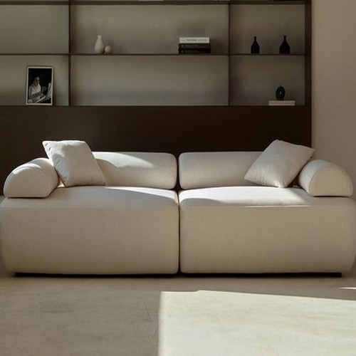 휴도  이상의 동백 무빙 틸팅 모듈 패브릭 소파 3인용 (스툴별도)