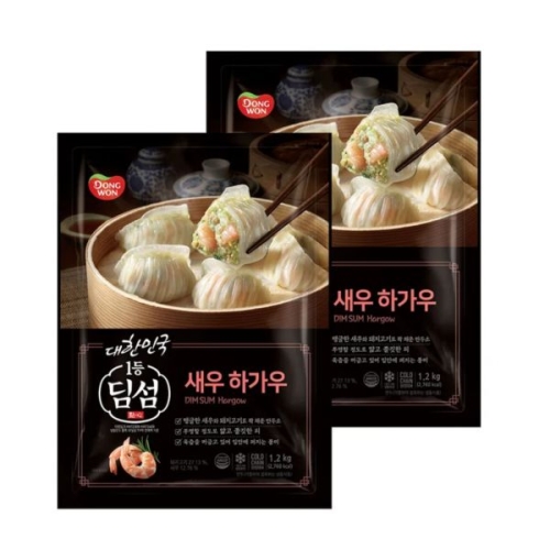 동원F&B 딤섬 새우 하가우 1.2kg (2개)_이미지