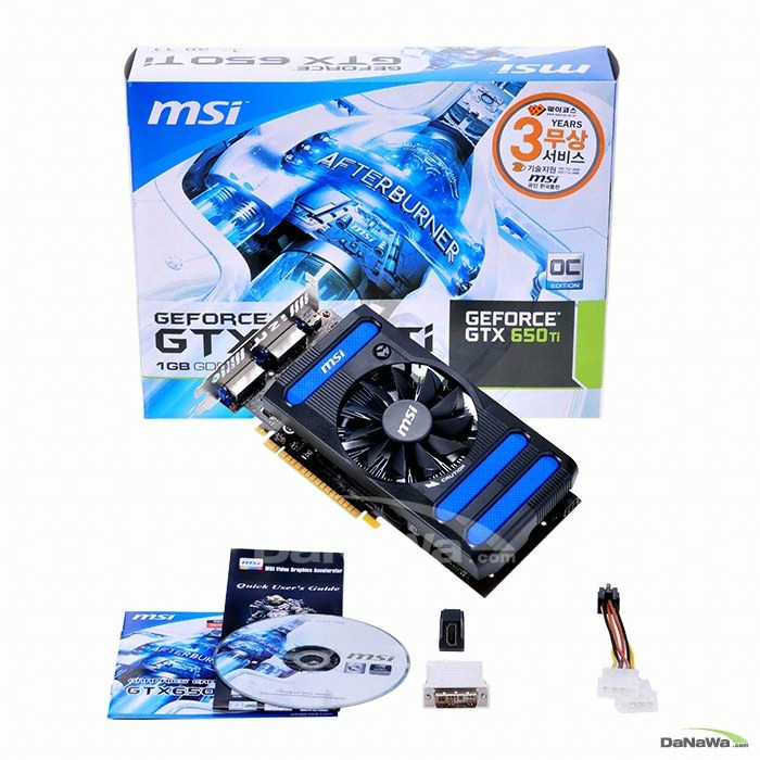 MSI ������ GTX650 Ti OC D5 1GB �Ƹ�
