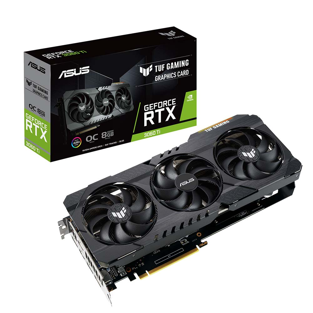 ASUS TUF Gaming ������ RTX 3060 Ti O8G OC D6 8GB