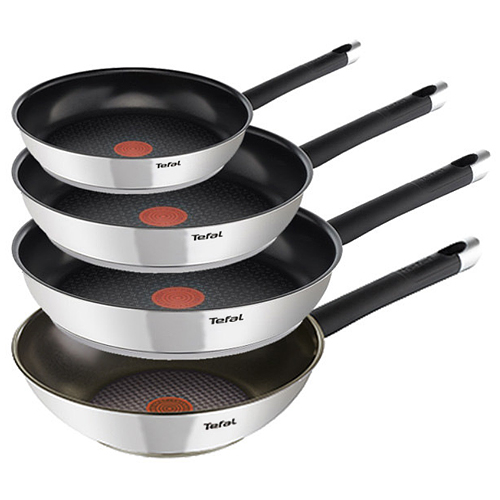 테팔 ㅤ이모션 스테인리스 프라이팬 4종세트 (팬20,28,30+궁중28)_이미지
