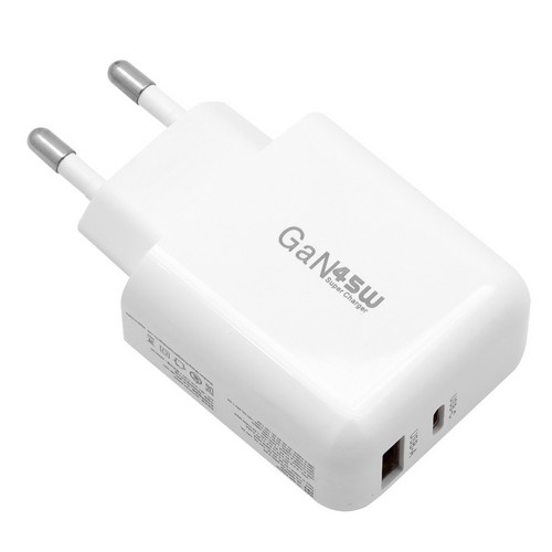 마하링크 PD PPS 45W 2포트 GaN 멀티 충전기 ML-GAN45W_이미지
