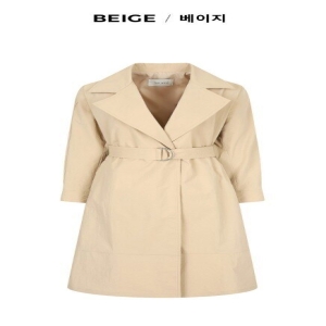 백 밴딩 턱 슬릿 트렌치 코트 IP3MOTC721_CC
