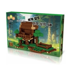 요고요 큐비맥 자석블럭 세계창조 나무 블럭 (40조각)_이미지