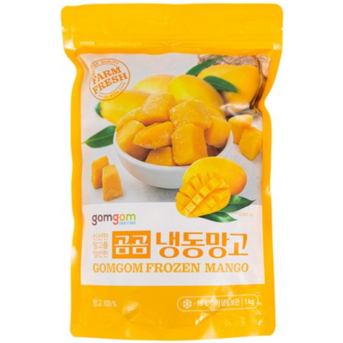 쿠팡 곰곰 냉동망고 1kg (1개)_이미지