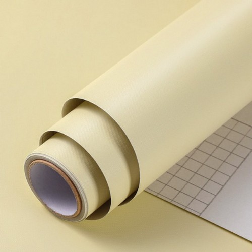 시트메이트 기포없이 붙이는 에어프리 인테리어 시트지 크림옐로우 (1장, 60cm x 10m)