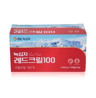  녹십자 레드크릴 100 1000mg 30캡슐 [6개]