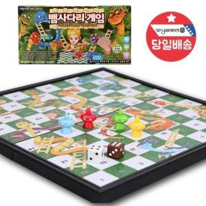바니랜드 자석 뱀사다리 게임 주사위게임 장난감 4인이상 보드게임 어린이 크리스마스 생일 선물