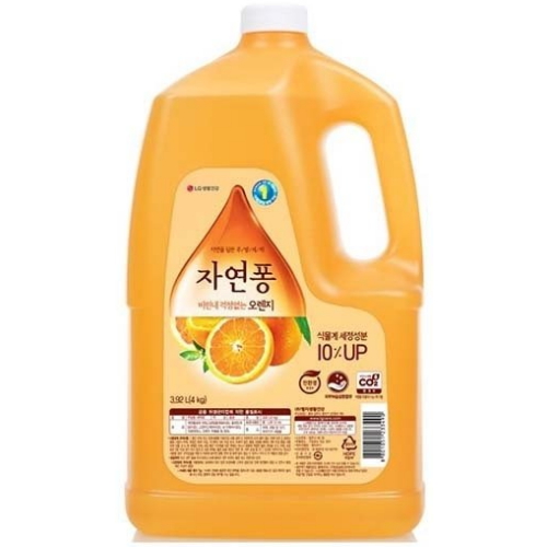 자연퐁 2X 오렌지 리필 3.92L (4개)_이미지