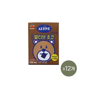 CJ제일제당 얼티브 식물성 초코 120ml (12개)_이미지