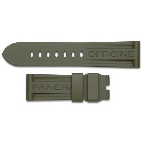 파네라이 파네라이 MXE0BSB1 STRAP RUBBER MILITARY GN 24 22 STD BDR_이미지