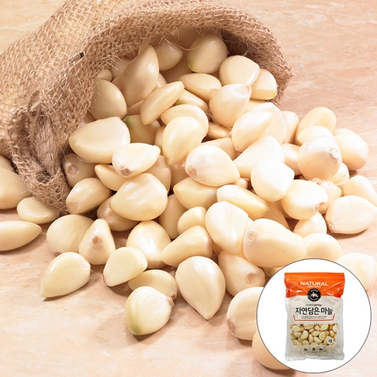 지구마을 국내산 깐마늘 대 1kg (1개)_이미지