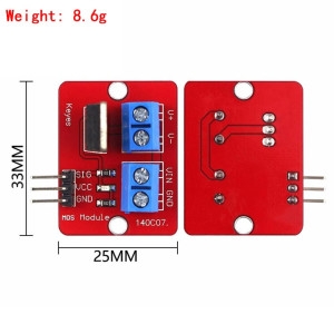 아두이노 MCU ARM 라즈베리 파이용 탑 Mosfet 단추 IRF520 MOS 드라이버 모듈 0-24V이미지입니다. 누르면 해당 게시물로 새창이동합니다.