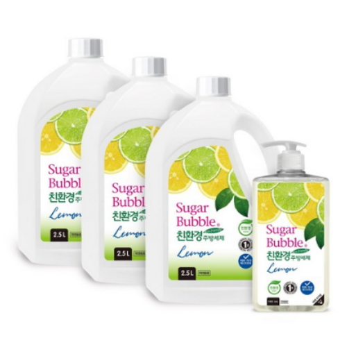 천연성분 주방세제 940ml+리필2.5L×3통