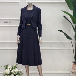 미니멈 패플 MD 자켓 원피스 페미닌 투피스 셋트 MD MMYAAWO125