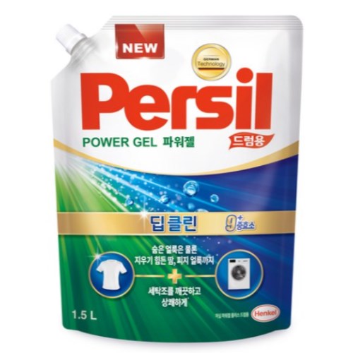 퍼실 딥클린 파워젤 드럼용 리필 1.5L (1개)_이미지