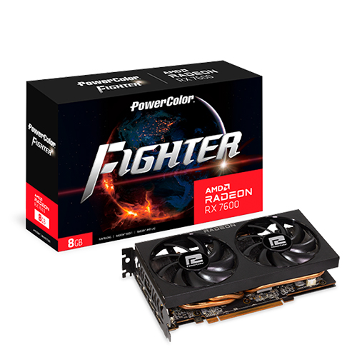 PowerColor �󵥿� RX 7600 Fighter D6 8GB