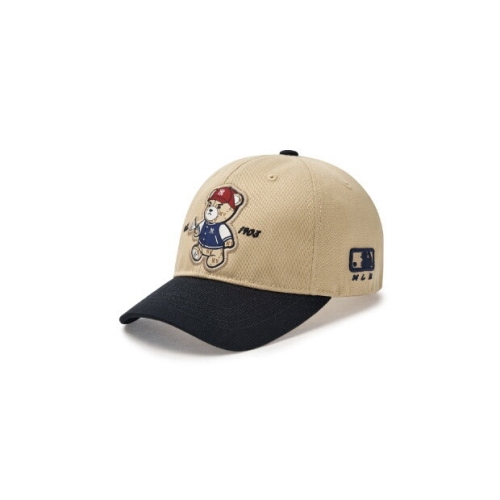 MLB 모자 NQK 7ACPC015N-50BGS 모노베어 직조라벨 배색 볼캡 뉴욕양키스_이미지