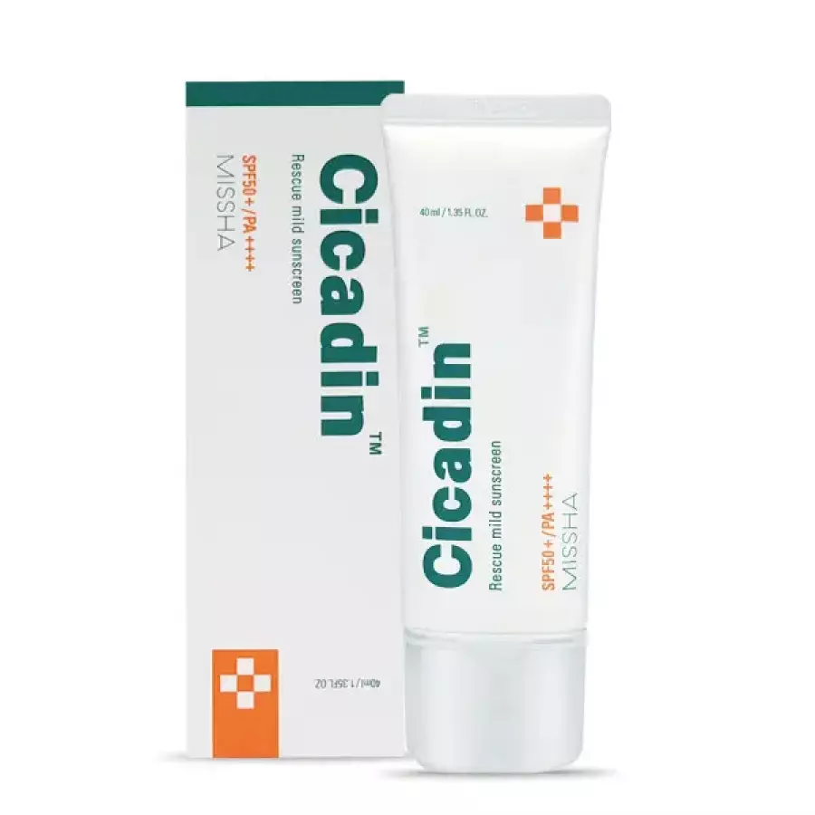 미샤 시카딘 레스큐 마일드 선크림 40ml