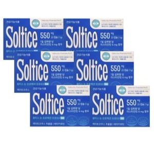 노바렉스 솔티스 눈 프로텍션프로 S3 550mg 20캡슐 (6개)
