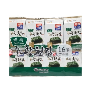 솔뫼에프엔씨 광천김 파래 도시락김 4g (16개)_이미지