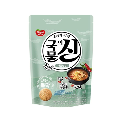 동원F&B 국물의신 매콤한알 100g(4gx25입) (20개)_이미지
