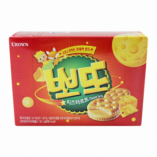 크라운제과 뽀또 치즈타르트 161g (12개)_이미지