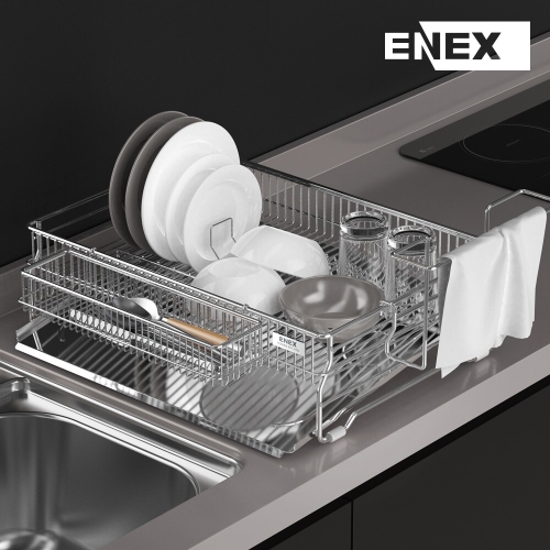 에넥스 NEW 올스텐 304 식기건조대 정면형 (1단)_이미지