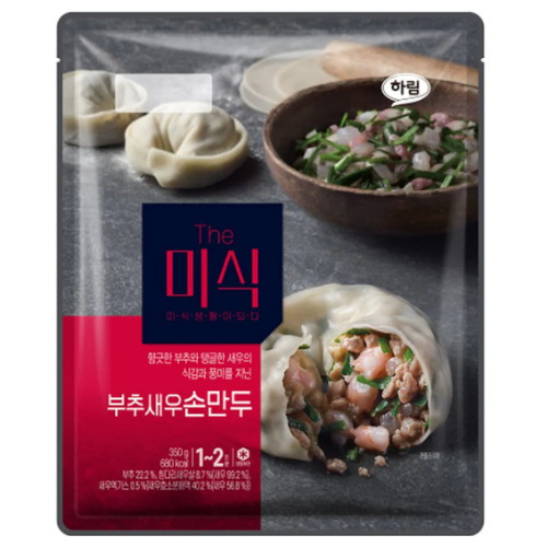 The미식 부추새우손만두 350g
