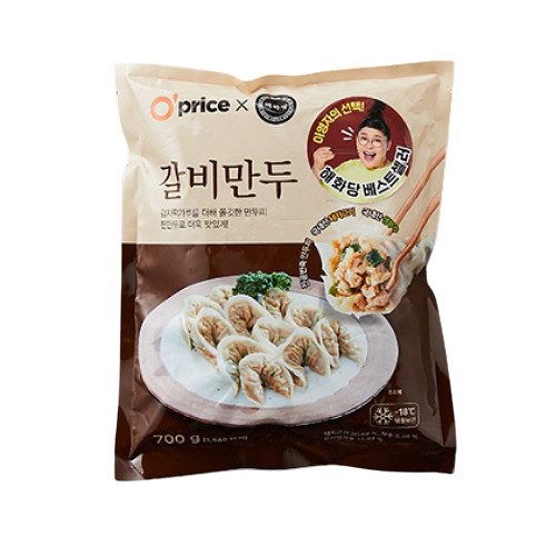 이랜드리테일 오프라이스 X 해화당 갈비만두 700g (1개)_이미지