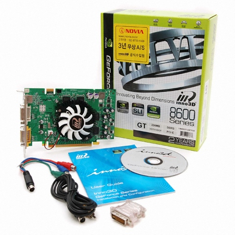 INNO3D 지포스 8600GT 아이노비아 HDCP 256MB_이미지