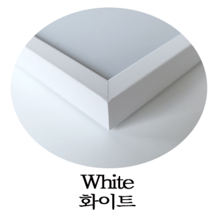 리드오프 알루미늄 액자 프레임 화이트 벽걸이 상장 원목 틀 제작 화이트_30X30