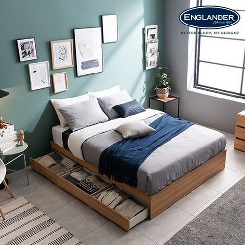 잉글랜더 스마트 3단 수납 침대 Q (매트별도)
