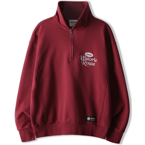 JEEP A1 Basic Half Zip-Up Sweat JO5TSF831 (WI, 와인)_이미지