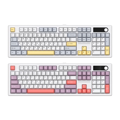 앱코 ACH105 오피스워커 유무선 기계식 라벤더 (저소음 택타일 바다소금축)_이미지