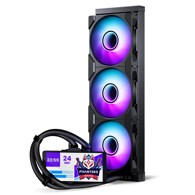 Phanteks GLACIER ONE 360M25 LCD (블랙)_이미지