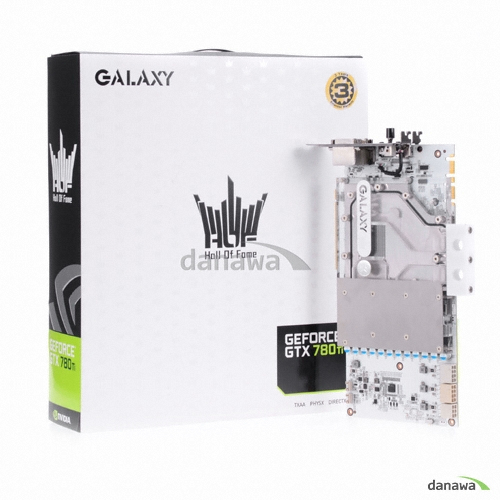 갤럭시 지포스 GTX780 Ti Hall Of Fame V20 D5 3GB Water Block_이미지